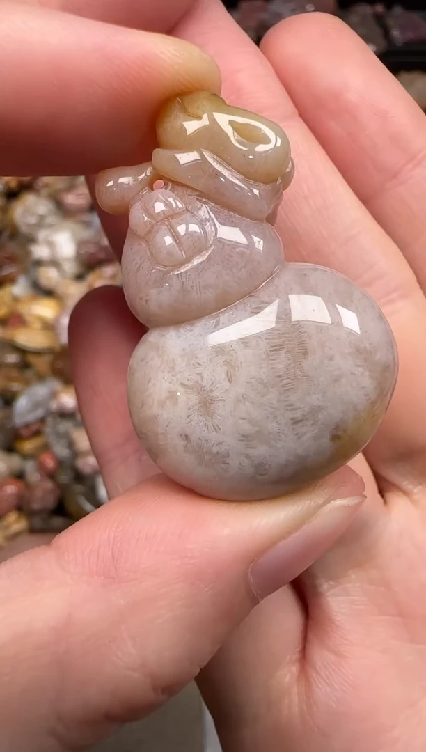 硅化珊瑚（珊瑚玉）未镶嵌颈饰656