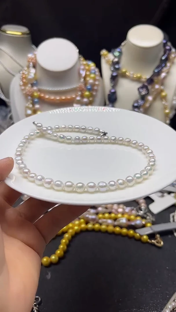 颈饰未镶嵌淡水珍珠多人