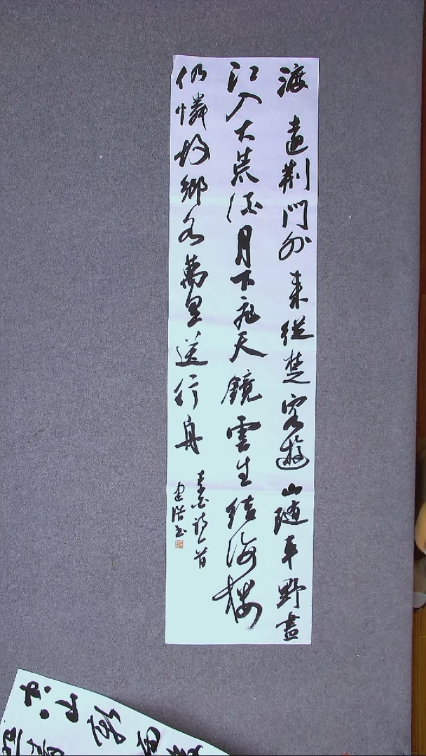 书法张建浩  河南南阳 138*34四平尺