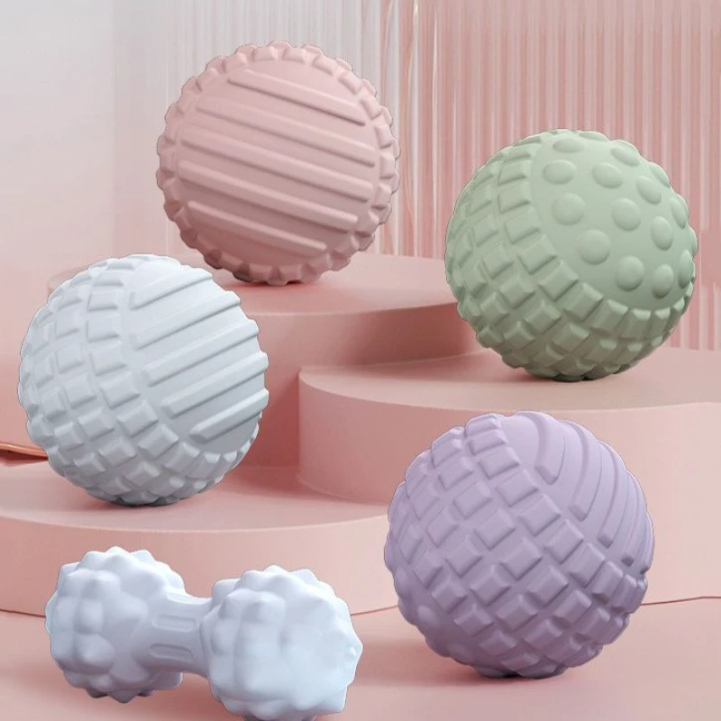 筋膜球足底按摩球健身腰背瑜伽足弓肩颈膜球肌肉放松筋络球