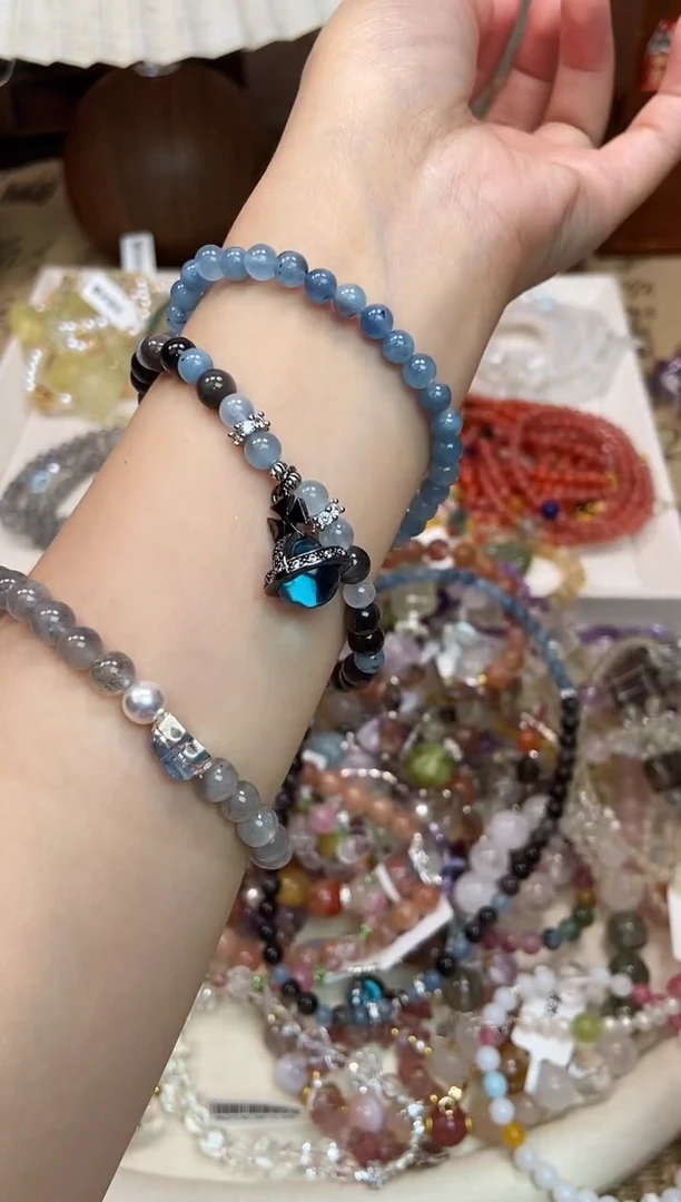 海蓝宝石手链未镶嵌363