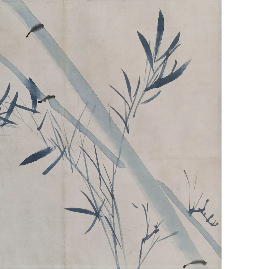 【辽拍】V250106-1-15《竹子》（0.6平尺) 纸本镜片 DD23