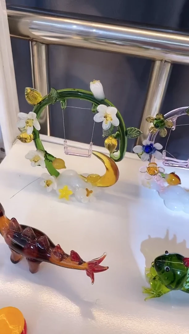手工艺品琉璃海*秋千