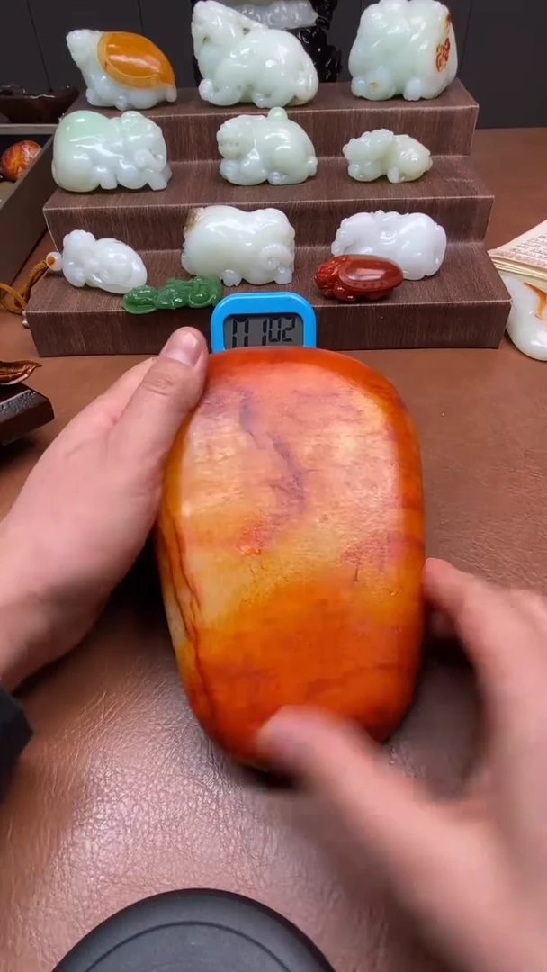 未镶嵌和田玉摆件扶****…1