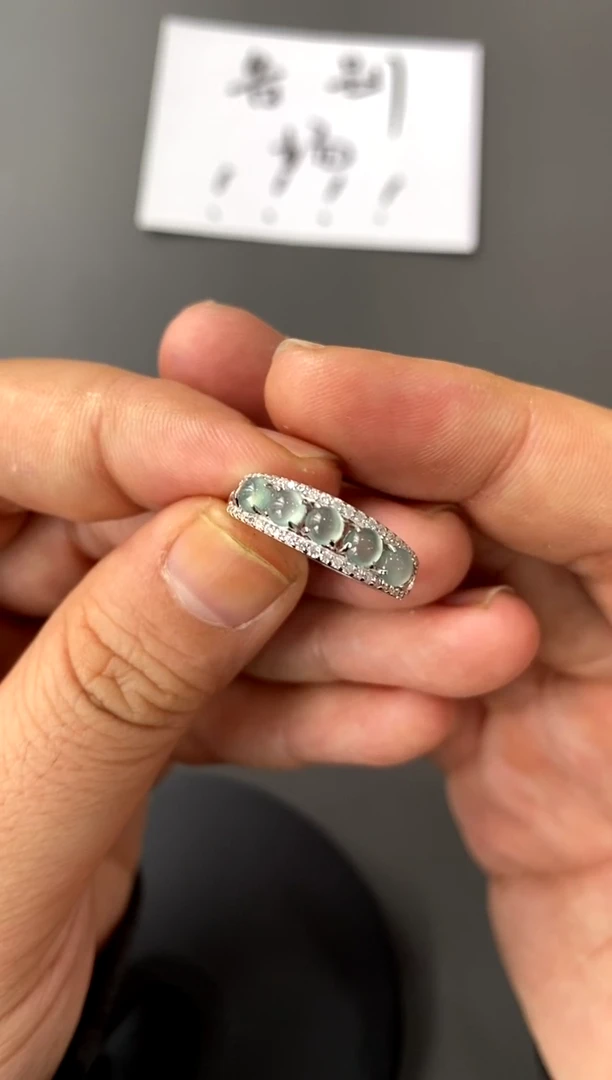 【闪购商品】翡翠戒指银S925镶嵌买断价