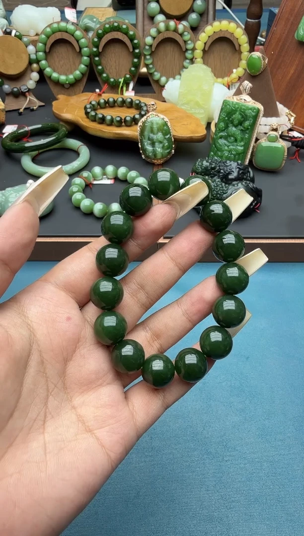未镶嵌手串和田玉byeqbcl14