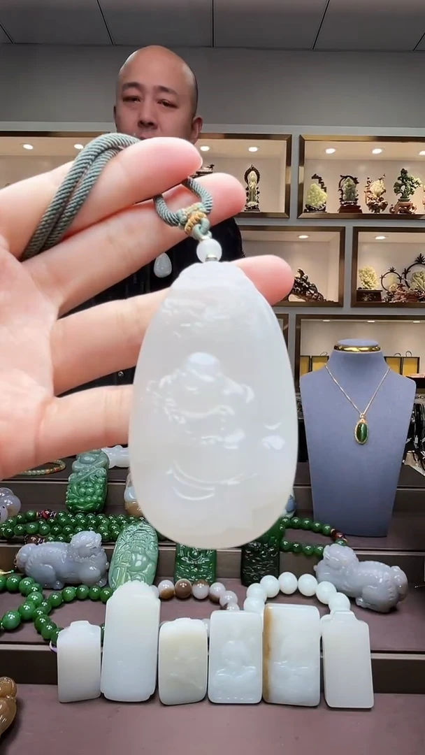 【闪购商品】和田玉挂件未镶嵌苏