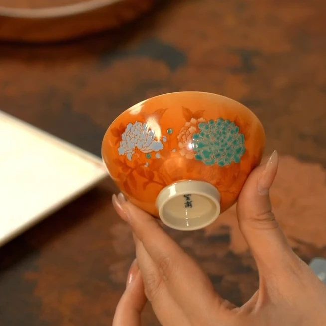 圣甫牡丹花无由杯SF0078