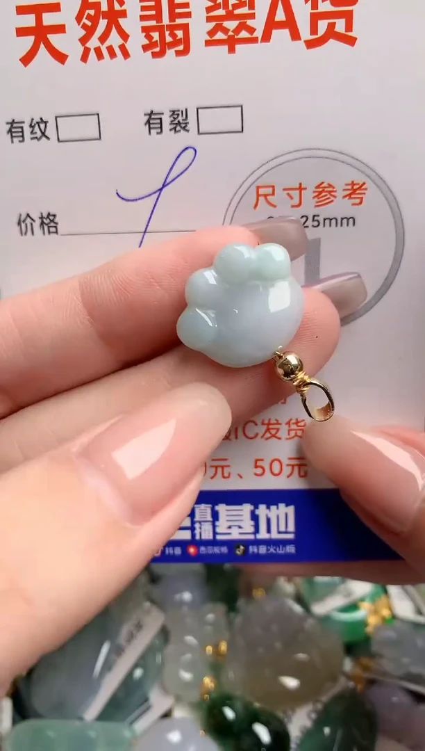 翡翠未镶嵌颈饰13004313
