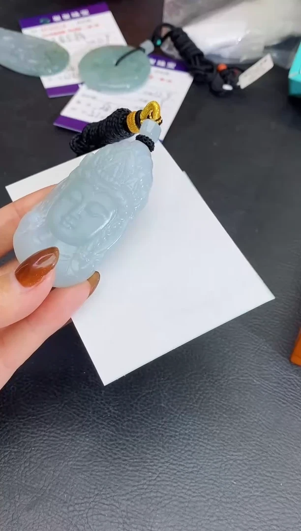 颈饰未镶嵌翡翠缅甸天然翡翠