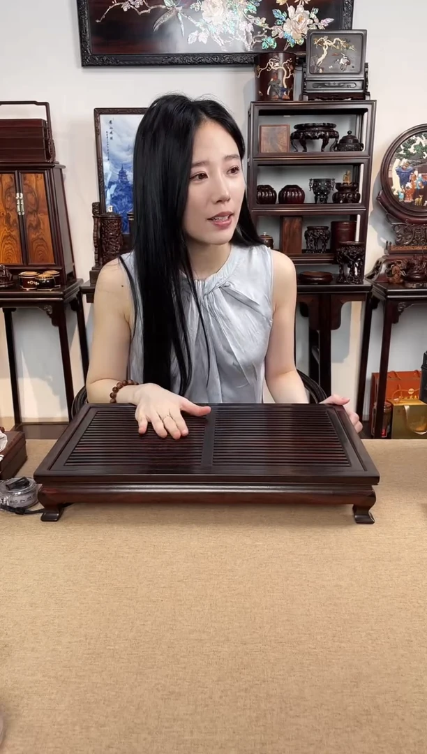 紫檀木类成套家具茶盘