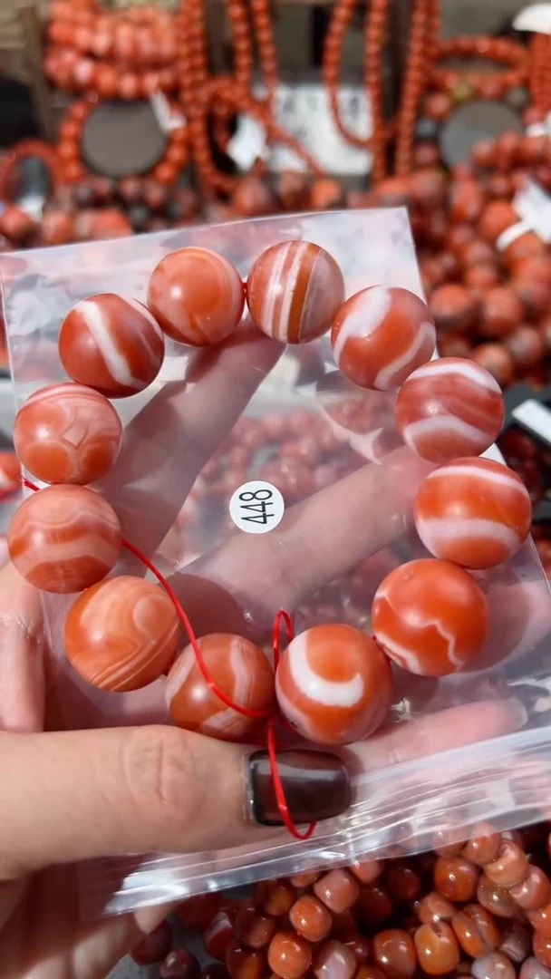 【闪购商品】南红玛瑙未镶嵌手串19