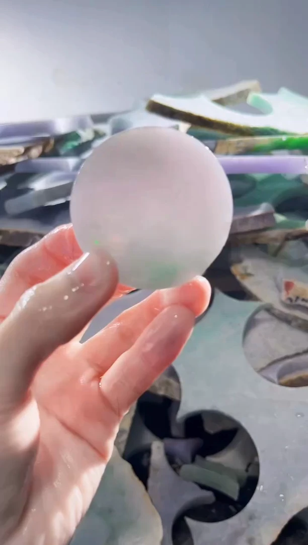 裸石翡翠缅甸翡翠A货文5851