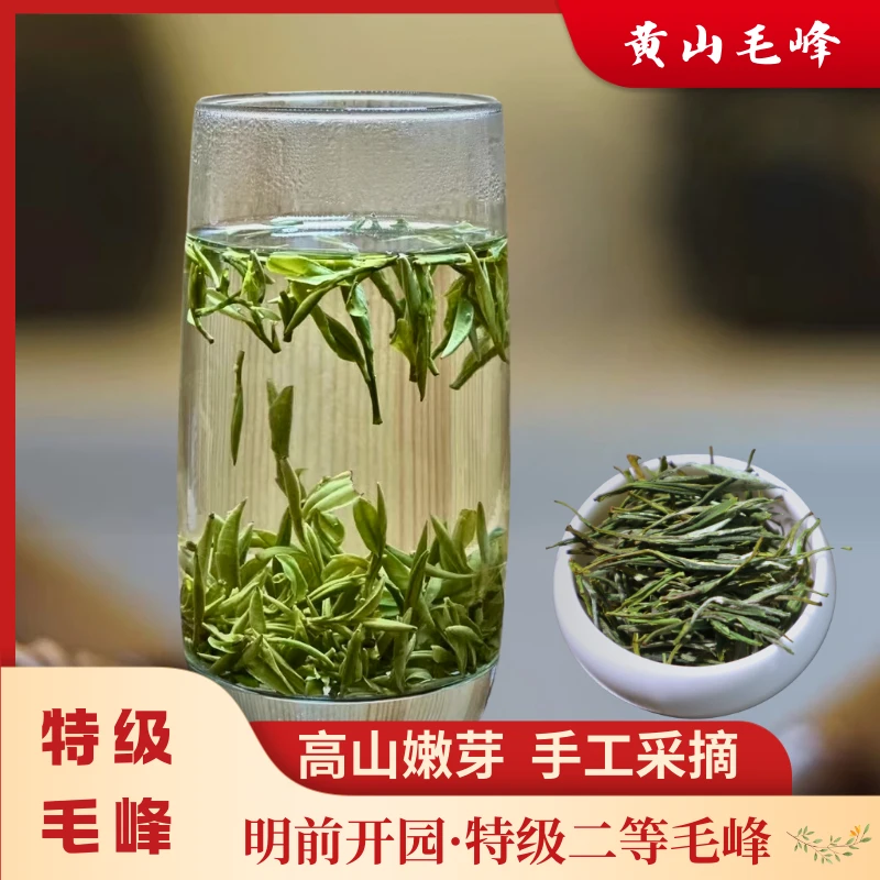 【茶农直发】正宗黄山毛峰明前绿茶（特级二等）醇厚兰花大豆香绿茶