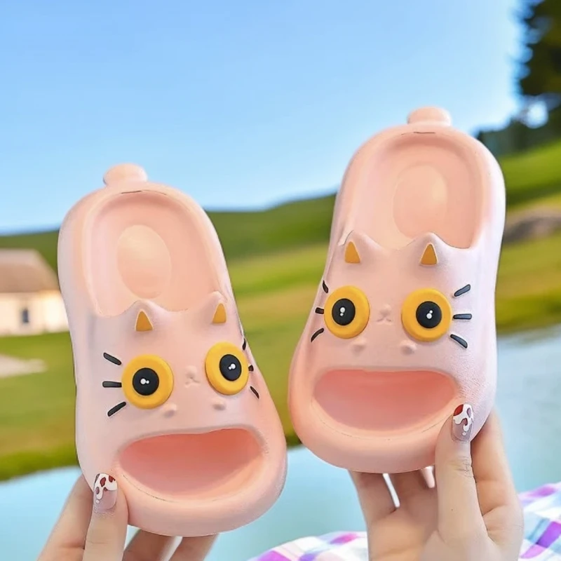 小童外穿女童拖鞋厚底小孩男童中大童潮款夏季拖鞋宝宝儿童EVA