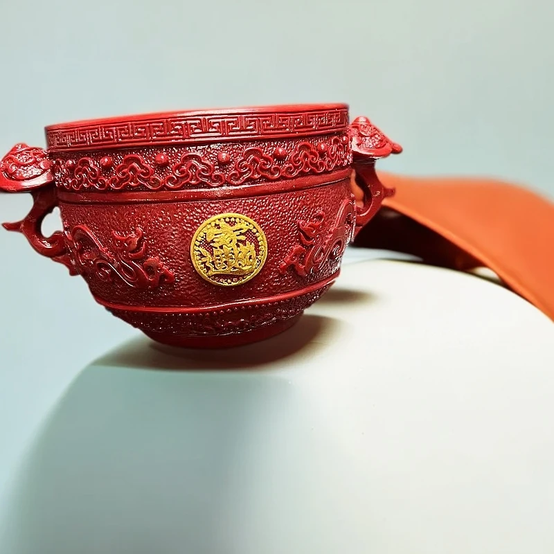 含辰砂工艺品A-136【臻尚玉品】新年宠粉王炸款聚宝盆小摆件/随机发