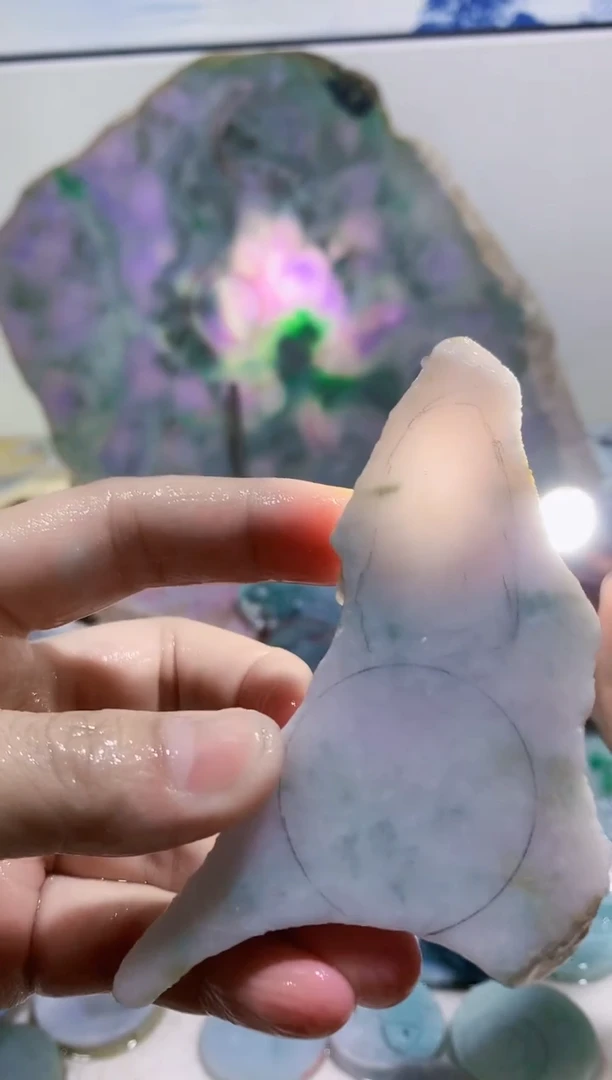 裸石翡翠0蒙0翡翠珠宝543