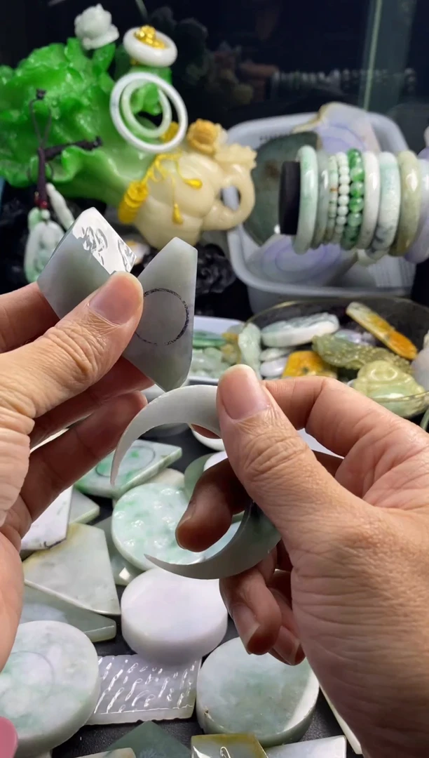 散珠翡翠翡翠A货34