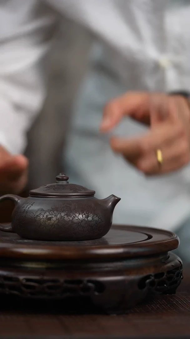 茶杯紫砂宜兴知衍传器原矿全手34