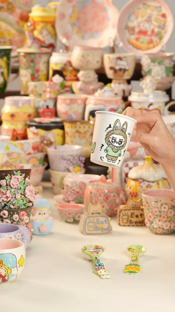 其他陶景德镇釉下彩手绘设计师款陶瓷