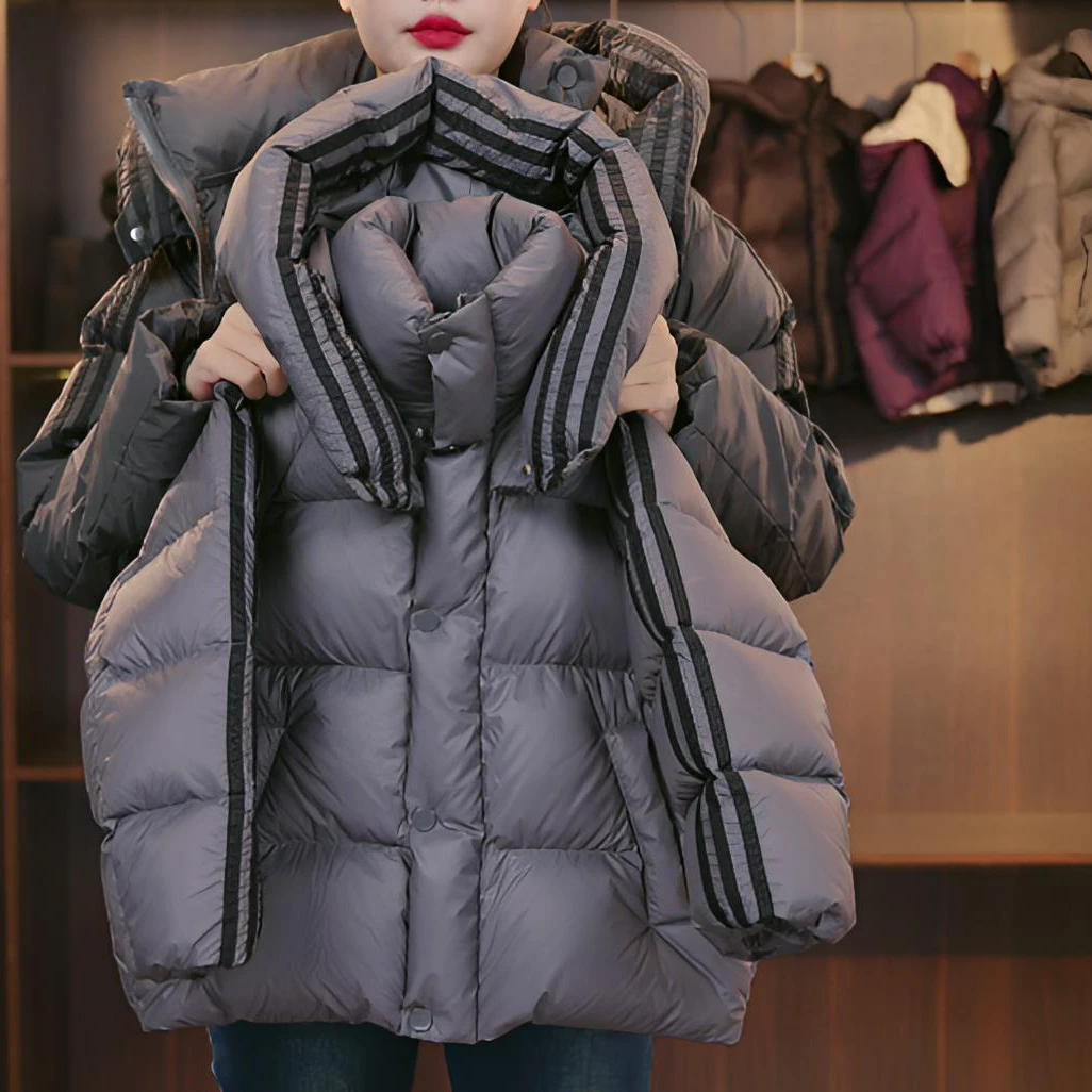 现货【QX】儿童羽绒服2025冬季新款极寒系列保暖连帽宽松男女童外套