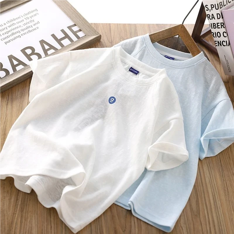 男童短袖T恤衫2025年新款衣服儿童薄款小孩衣服童装凉感体恤上衣