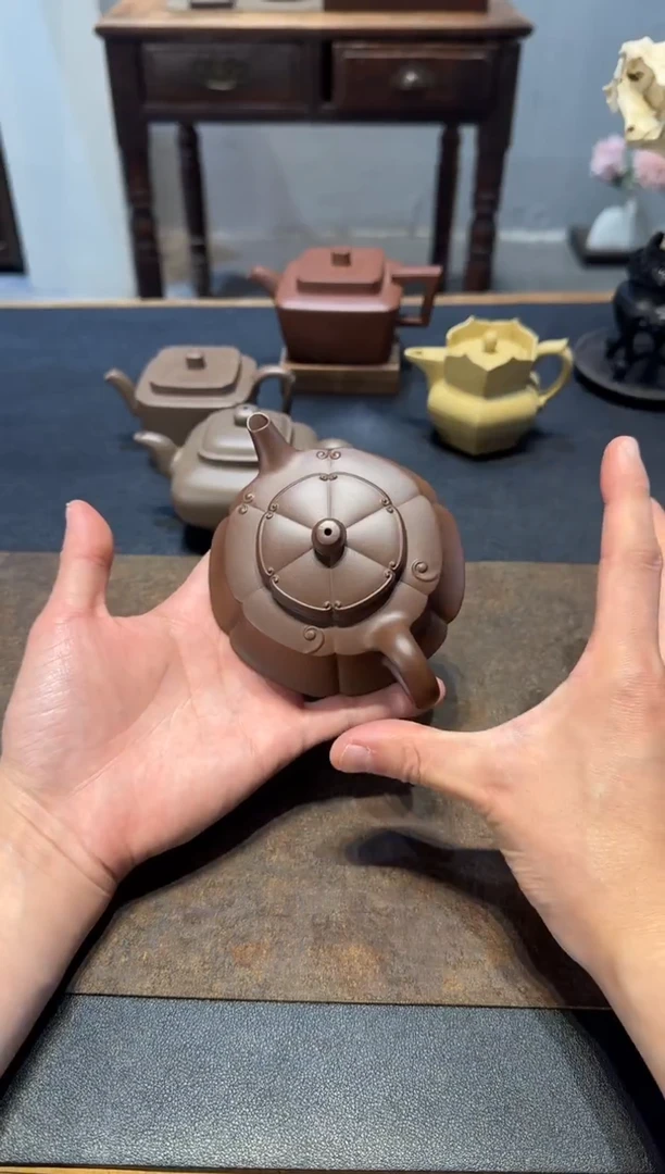 茶壶紫砂大*无极如意