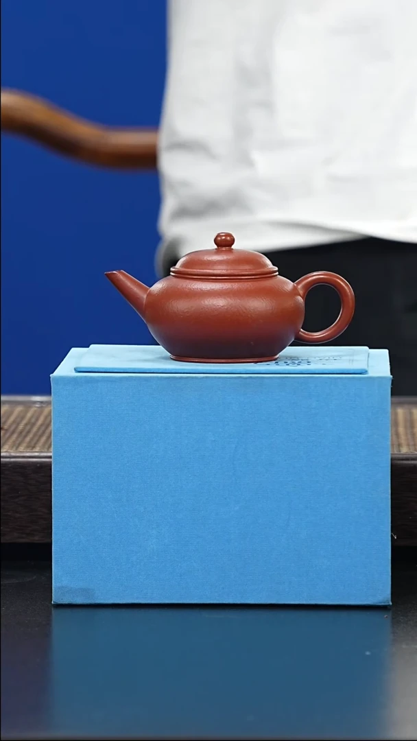茶壶紫砂半手工朱泥水平