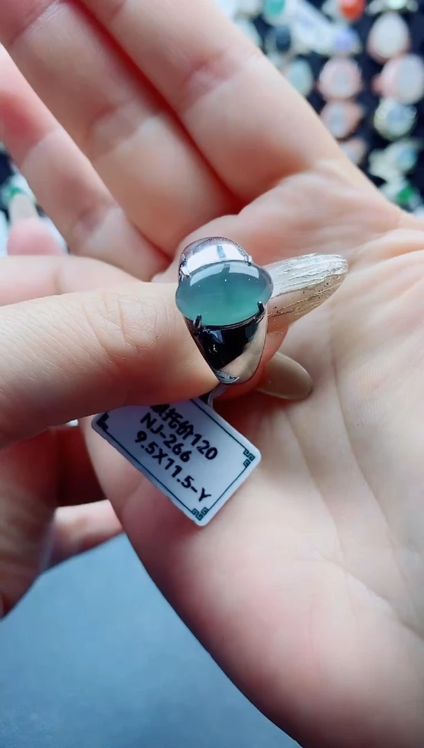 未镶嵌戒指翡翠天然翡翠A货男戒