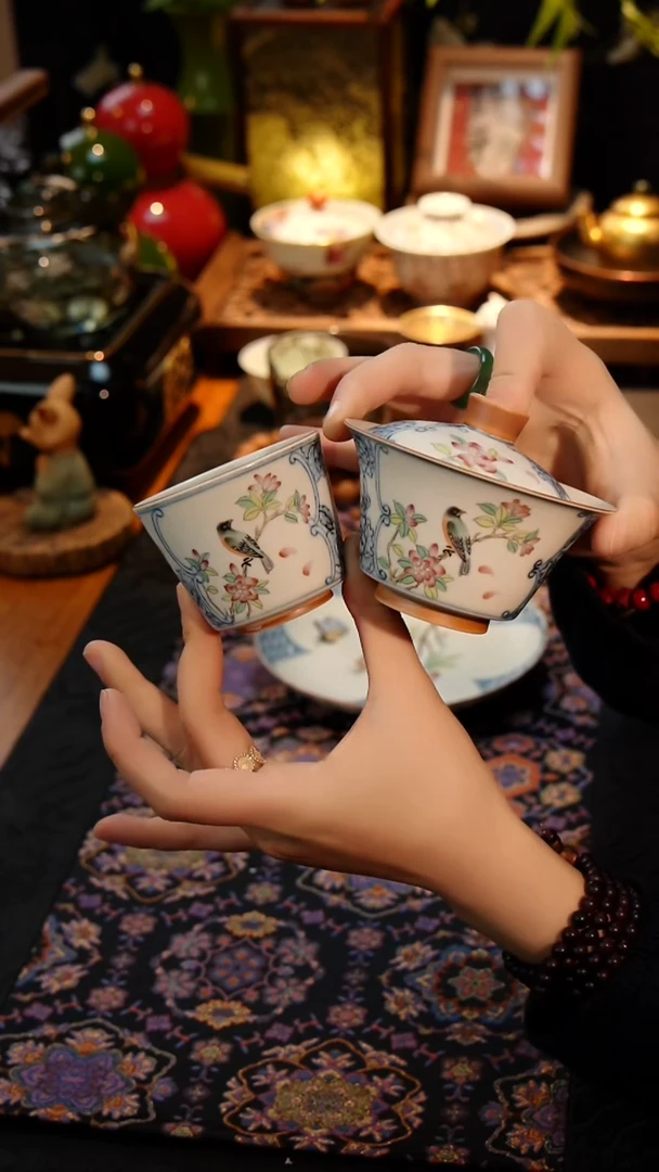 茶器盖碗+主人杯两件套