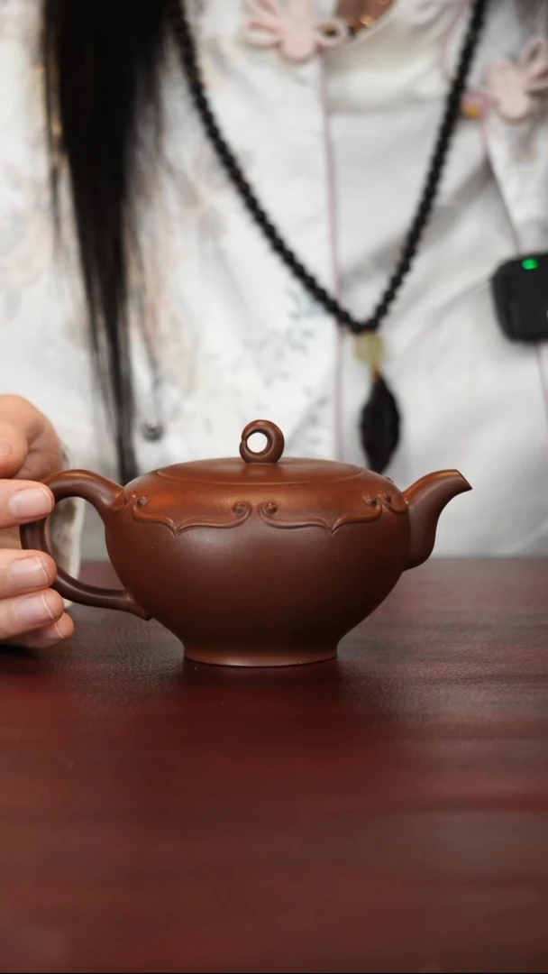 茶壶紫砂吴琴芳--手工--如意