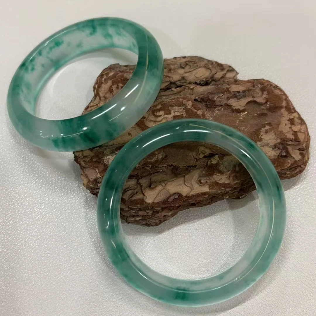 典藏品 冰飘蓝正圈手镯