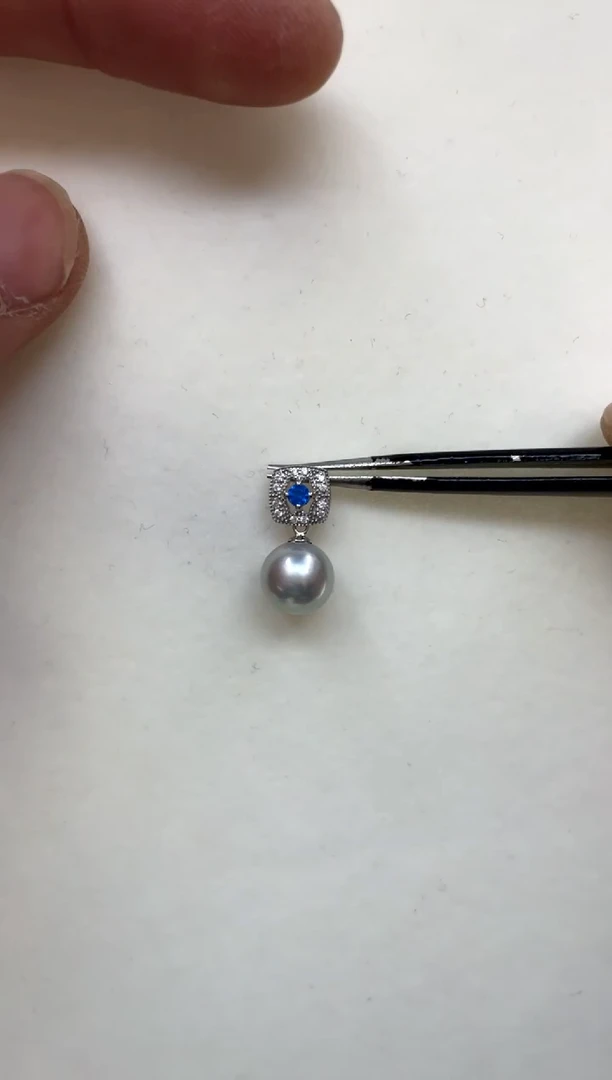 颈饰14K金镶嵌海水珍珠