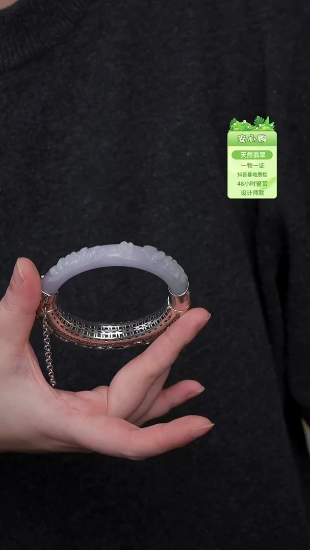 颈饰未镶嵌翡翠55/56/57/紫色半镯台湾功