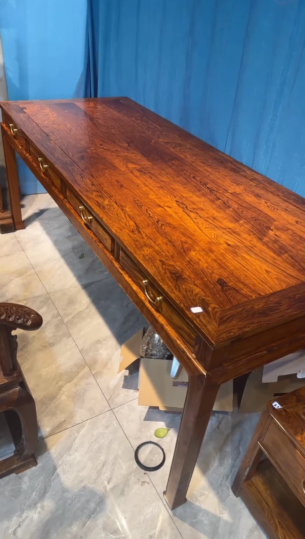 【闪购商品】木大书桌螺穗木艺一物一拍00000