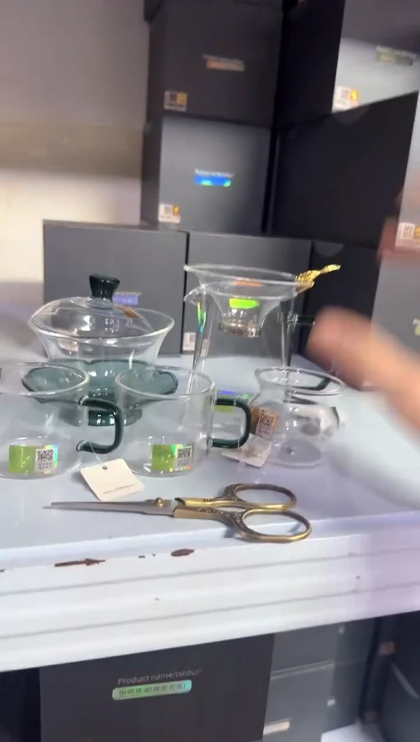 禾器荷叶墨绿+瀚然墨绿+禾器清禾杯一个装墨绿色*2+禾器金鱼茶漏