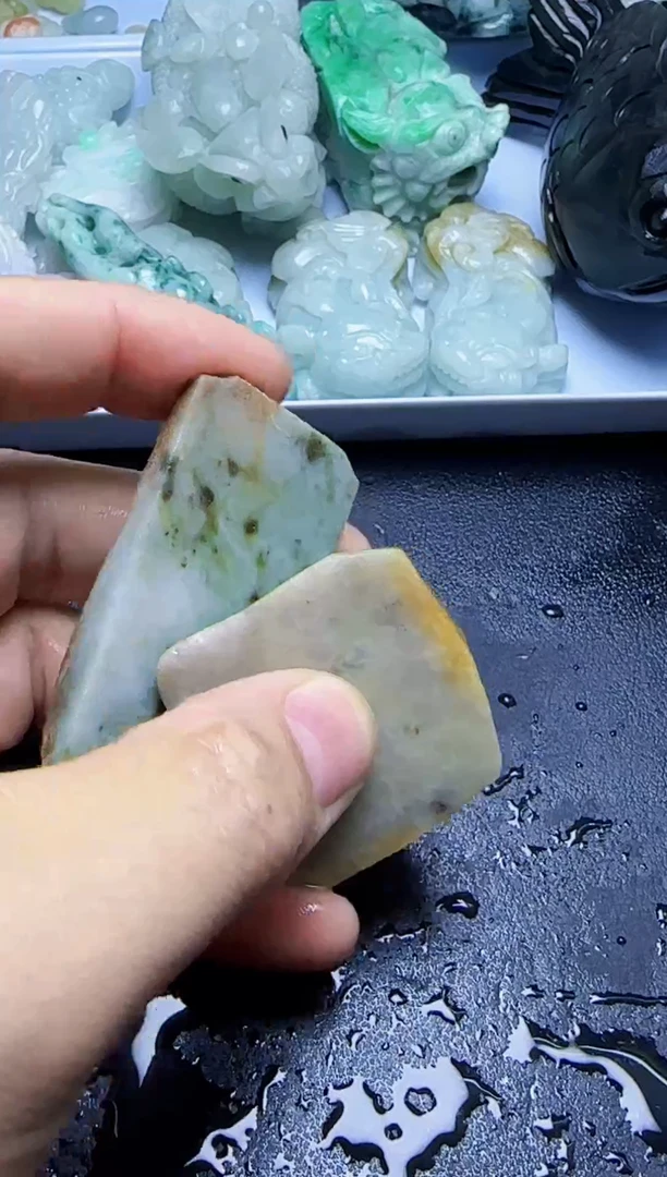 未镶嵌挂件翡翠019