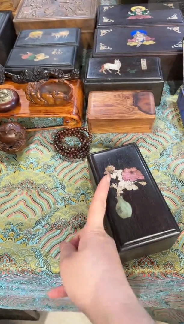 【闪购商品】木木艺紫檀花瓶机关盒98.88888