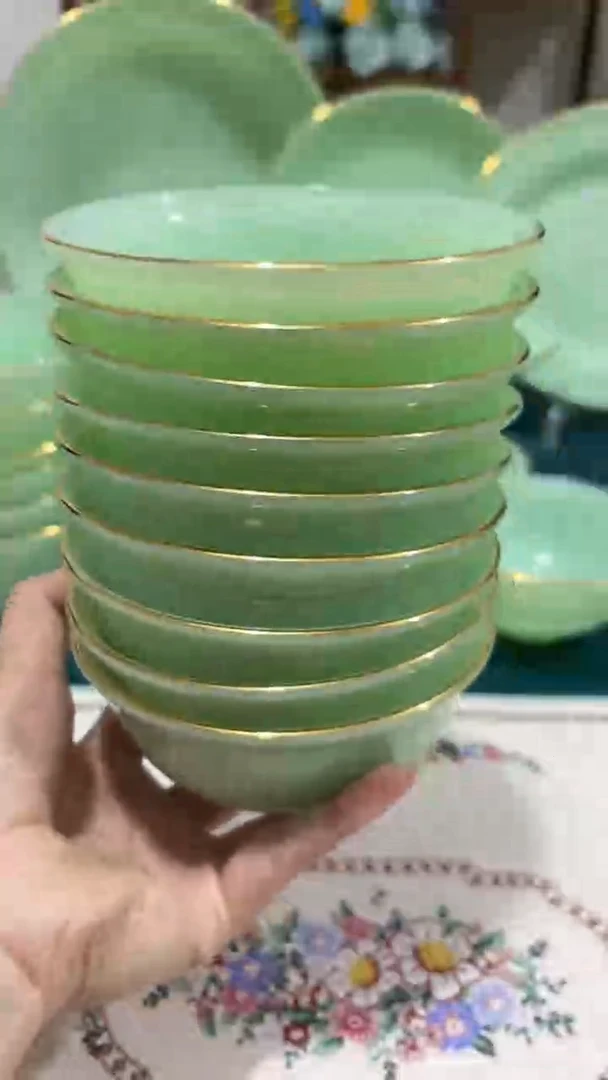 4.5英寸玉瓷碗10个口径11.5厘米