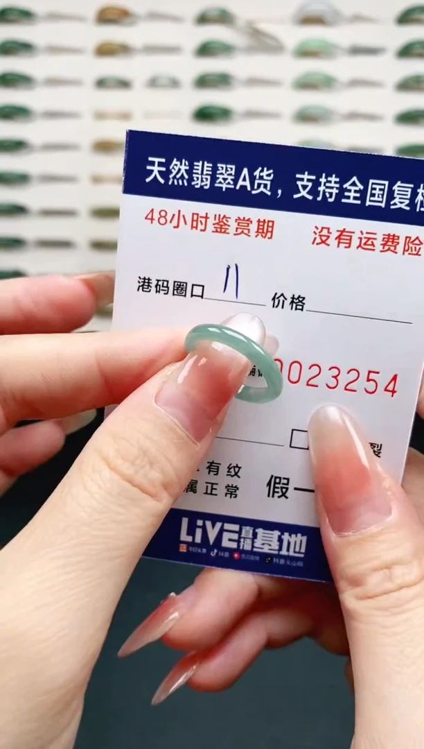 未镶嵌戒指翡翠3254