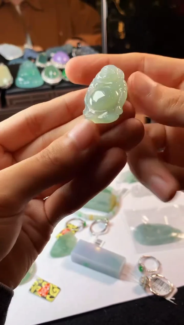 未镶嵌定制翡翠S毛货不退不换