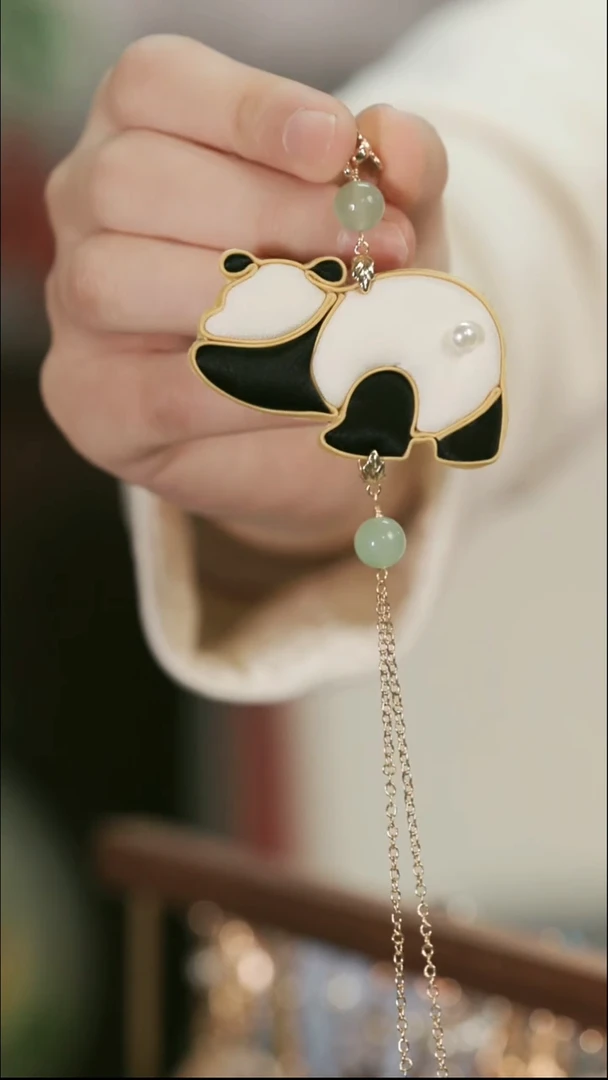 刺绣湘传礼纯手工压襟