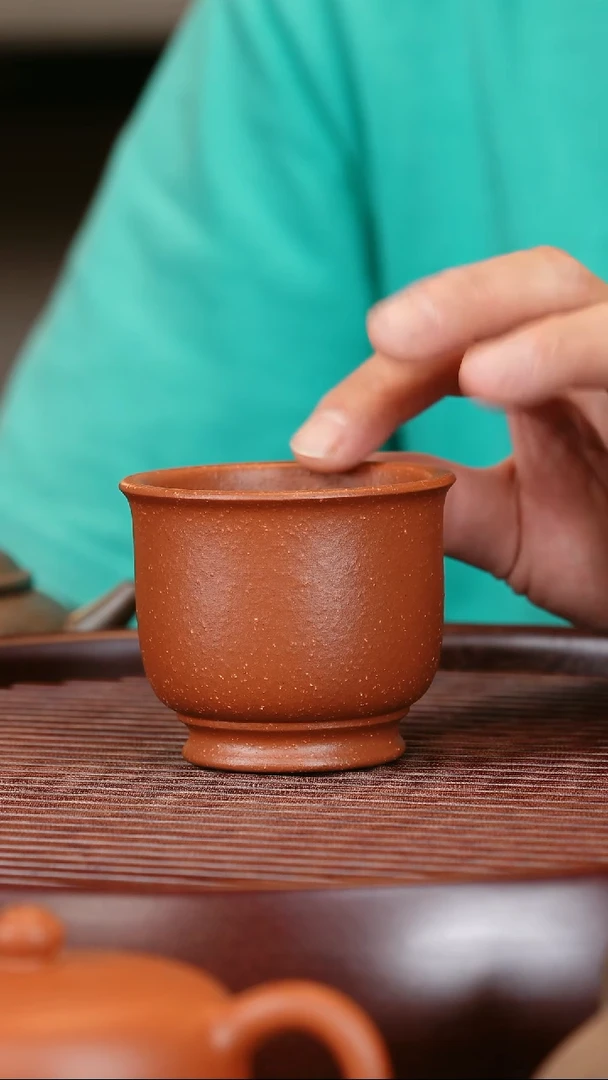 茶杯紫砂降坡主人杯