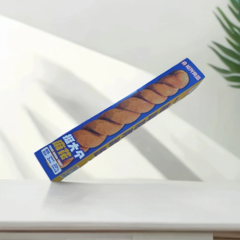 大软麻花街边油炸夹心糕点小吃