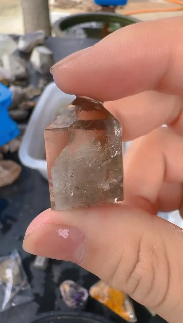 未镶嵌珠宝半成品水晶饼**呀饼饼，水晶