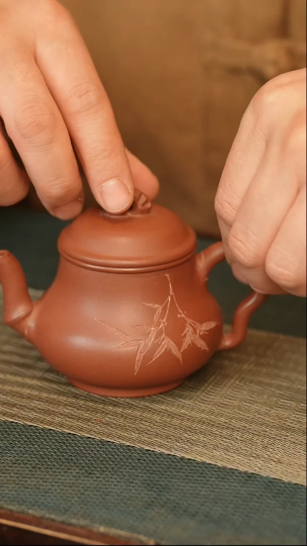 【闪购商品】紫砂茶叶盒喀左紫砂一线堂口，原矿手工制作150