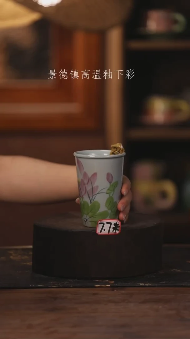 陶瓷景德镇高温釉下手绘陶瓷262