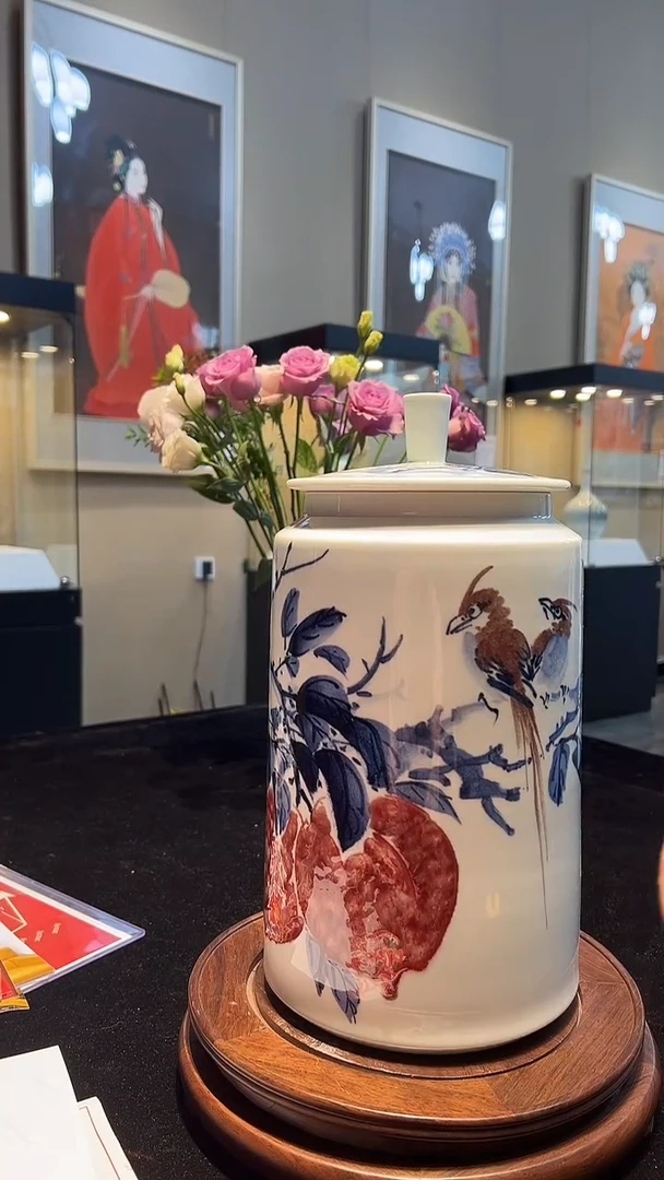 其他瓷崔景哲-瓷器-B小-福寿康宁