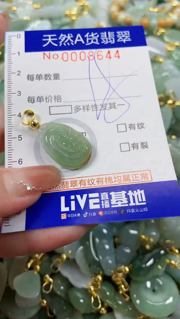 颈饰未镶嵌翡翠天然A货翡翠