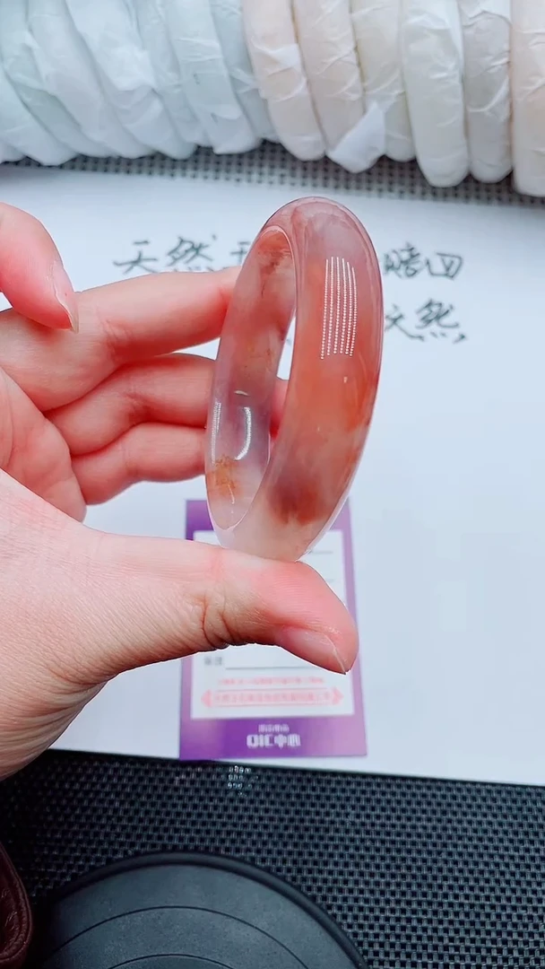 【闪购商品】石英质玉手镯未镶嵌C13-53-54